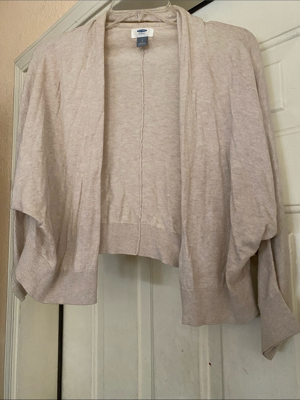 Open-Front Cropped Women's Cardigan